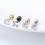 Women's Earrings Delicate Studs Rose Gold 5mm Zircon 5