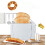 Stainless Steel Toaster Retro Style 2-Slice 6 Functions 3