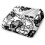 Black and White Game Joystick Throw Blanket Ultra-Soft 3