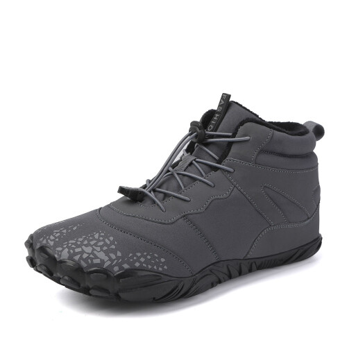Women's Waterproof Insulated Snow Boots Grey Size 9.5 2