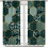 Marble Curtains Hexagon Gold Green Texture Rod Pocket 2