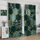 Marble Curtains Hexagon Gold Green Texture Rod Pocket 5