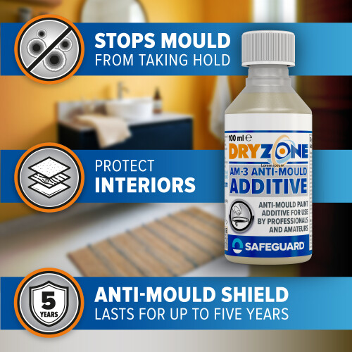 Dryzone Anti-Mould Paint Additive 100ml Packs 2 Pack 1