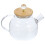 WINOMO Borosilicate Glass Teapot Round Simple Chic 1 Pack 7