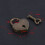 Metal Heart-Shaped Drawer Suitcase Padlock 6