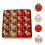 Champagne Black Gold Christmas Tree Ornaments Plastic 12pcs 2