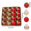 Champagne Black Gold Christmas Balls Plastic 16 3