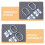 UNOMOR Car Cargo Anchors Galvanized Iron 2 pcs 3