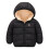 Puffer Jacket for Toddler Black Thermal-Lined Hooded Coat 1