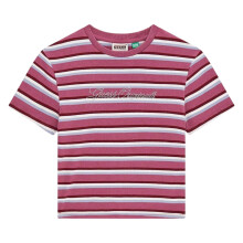 (14 UK, Purple Blush) Guess Womens/Ladies Stripe T-Shirt