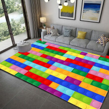 Geometric Printed Carpet Rug for Living Room Bedroom Large