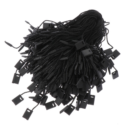 UNOMOR Black Plastic Tagging Fasteners 1000 pcs 2