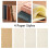 BE-TOOL A6 PU Journal Notebook 80 Sheets 4 Paper Types 6