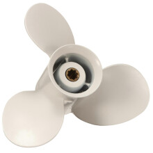 compatible with Yamaha 9.9-15HP 63V-45945-10-EL 9-1/4 x 9 Aluminum Alloy Marine Outboard Propeller 8 Spline Toot