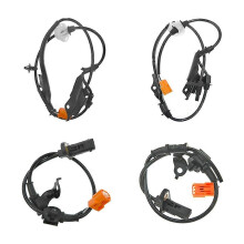 4pcs Front Rear Abs Wheel Speed Sensor 57455-sdc-013 57450-sdc-013 compatible with Tsx 2004-2008 Accord 2003-20