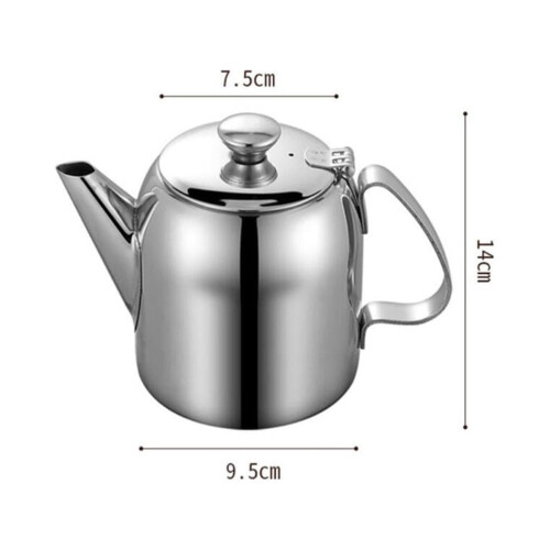 Stainless Steel Tea Pot Silver 1 Piece 1