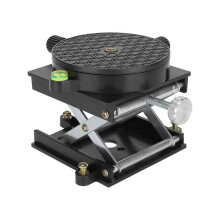 Lifting Platcompatible withm 360 Rotation 6.5cm Expandable Scissor Lift Stand compatible with Woodworking Carving Experiment