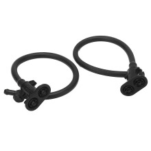 1 Pair Front Headlight Washer Jet LR058562 Replacement compatible with Rover Discovery 4 LR4 L319 Facelift 2014 to 2016
