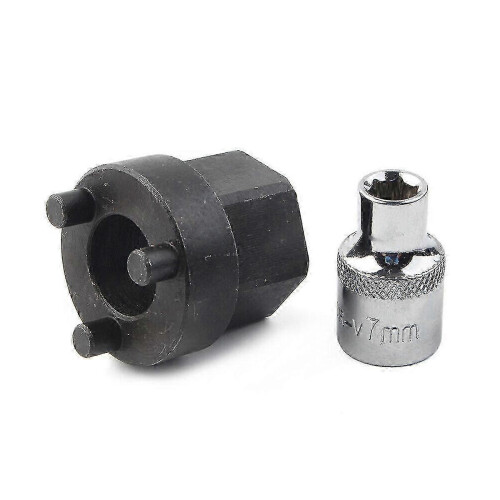 A/C Compressor Clutch Hub Remover Tool 2-Piece Set 5Se12C Remover Accessories 1