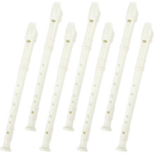 12-Pack Soprano Recorders compatible with Kids, German 6-Hole ABS Flute with Cleaning Rods compatible with Beginners