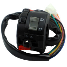 Yamaha Motorcycle Left Handlebar Switch Assembly with Horn, Turn Signal, Waterproof Design, Easy Install