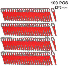 100Pcs Cordless Strimmer Blades Plastic ABS Trimmer Replacement compatible with Einhell Bosch Qualcast Mowers