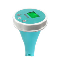 6-in-1 Bluetooth Water Tester compatible with Pool: pH/EC/TDS/ORP/Temp/Chlorine with App, IP67