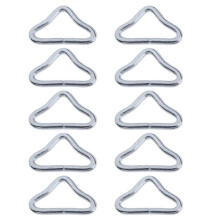 Trampoline Repair Parts 10pcs Heavy Duty Metal V-Rings, Triangle Buckle Clips Replacement