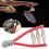 3 Spring Tennis & Badminton Racket Stringing Tool with Starting Clamp 5