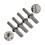 4PC Stone Masonry Tools Kit: Iron Chisels, Cleavers, Wedges compatible with Stonework | 5