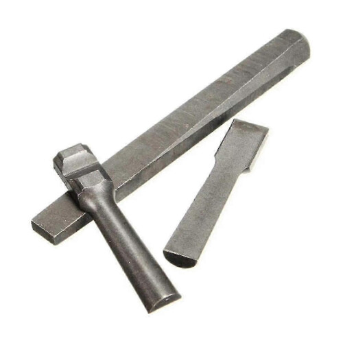 4PC Stone Masonry Tools Kit: Iron Chisels, Cleavers, Wedges compatible with Stonework | 1
