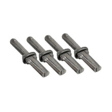 4PC Stone Masonry Tools Kit: Iron Chisels, Cleavers, Wedges compatible with Stonework |