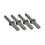 4PC Stone Masonry Tools Kit: Iron Chisels, Cleavers, Wedges compatible with Stonework | 1