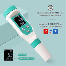 7 In 1 Ph/free Chlorine/orp/ec/tds/salt/temp Ph Meter Swimming Pool Salinity Tester Ip67 Waterproof f54