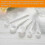 50Pcs 1 Gram Plastic Round Bottom Micro Measuring Spoons 2