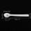 50Pcs 1 Gram Plastic Round Bottom Micro Measuring Spoons 3