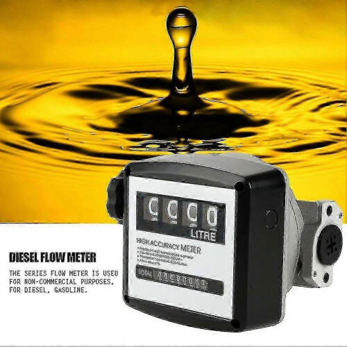 4-digit Mechanical Flow Meter with 1 Inch Internal Thread 5-30 Gpm/20-120l/min compatible with C 1