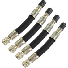 Dual Stem Valve Extension 10cm compatible with Car, Truck Tire Inflation Accessories