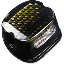 LED Tail Light compatible with Harley Dyna Fat Boy – Low Profile Smoke Brake Light