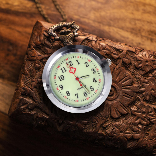 Vintage Style Quartz Pocket Watch Dial 2 pcs 1
