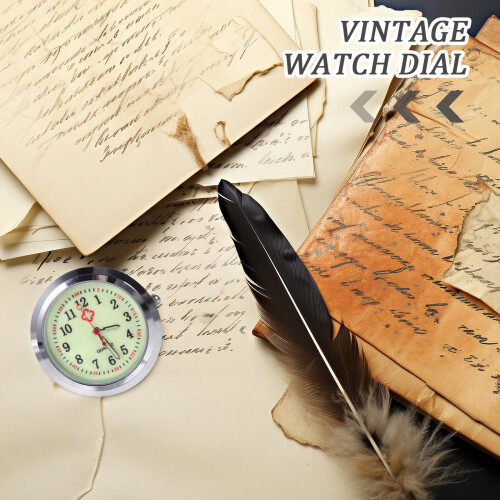 Vintage Style Quartz Pocket Watch Dial 2 pcs 2