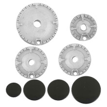 Cooker Burner Replacement Set - 8 Flame Caps compatible with Most European Gas Hobs