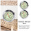 Vintage Style Quartz Pocket Watch Dial 2 pcs 5