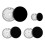 Cooker Burner Replacement Set - 8 Flame Caps compatible with Most European Gas Hobs 2