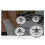 Cooker Burner Replacement Set - 8 Flame Caps compatible with Most European Gas Hobs 5