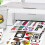 100pcs Printable Sticker Paper - Vinyl Waterproof Sheets compatible with Inkjet 2