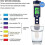 Pool Water Salt Tester with High Precision, 5 in 1 Tool 3