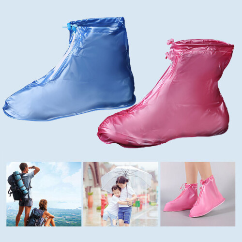 Waterproof Rain Shoe Covers Reusable Non-Slip 1 Pair 2