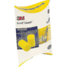 3M Ear Classic Earplugs 50 Pairs, SNR 28dB Noise Reduction, Yellow