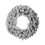 White Flocked Snowflake Christmas Wreath 18 inch 2